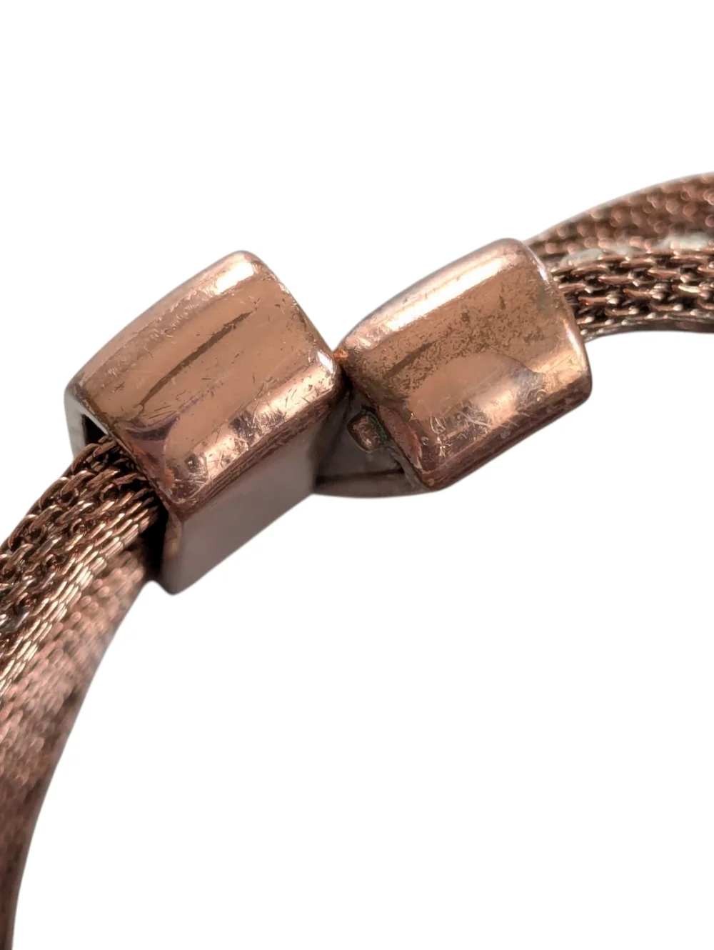 Copper Mesh Bracelet With Sequins